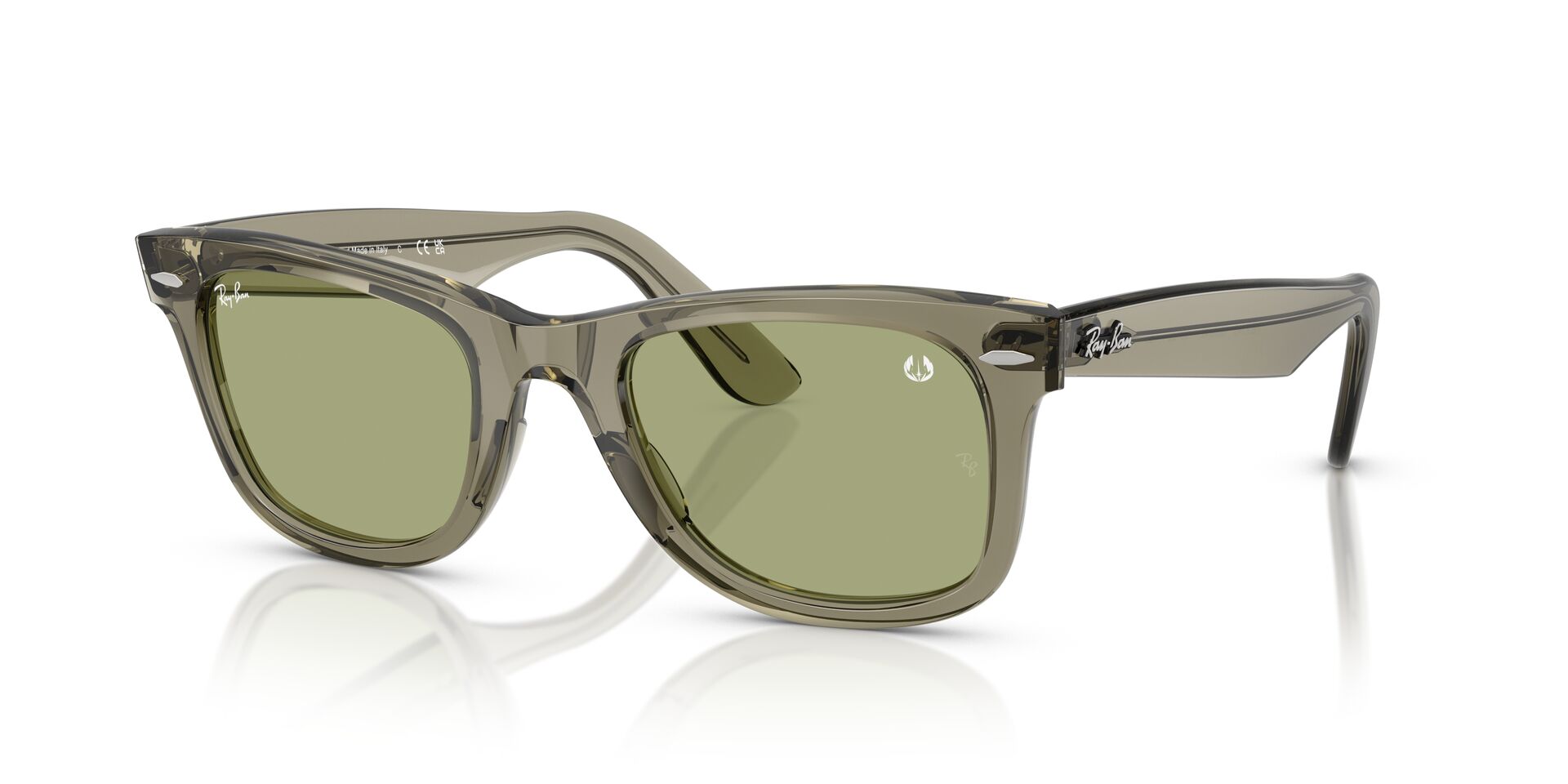 RAYBAN RB2140 STAR WARS MASTER YODA WAYFARER 68694E 50 SUNGLASSES