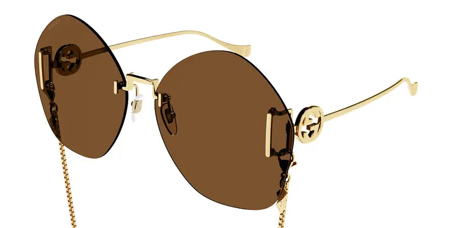 Gucci 1203S Gold 003 Size 65, Sunglasses - Dayal Opticals