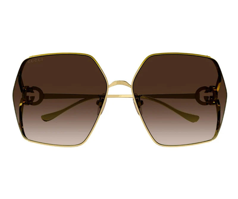 Gucci 1322SA Gold & Ivory 002 Size 64, Sunglasses - Dayal Opticals