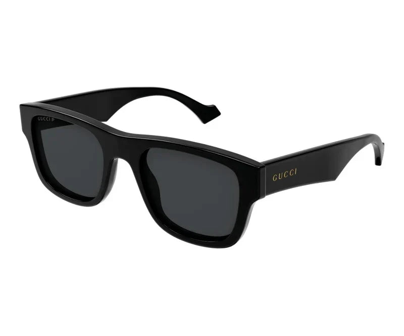 Gucci 1427S Black & Grey 002 Size 53, Sunglasses - Dayal Opticals