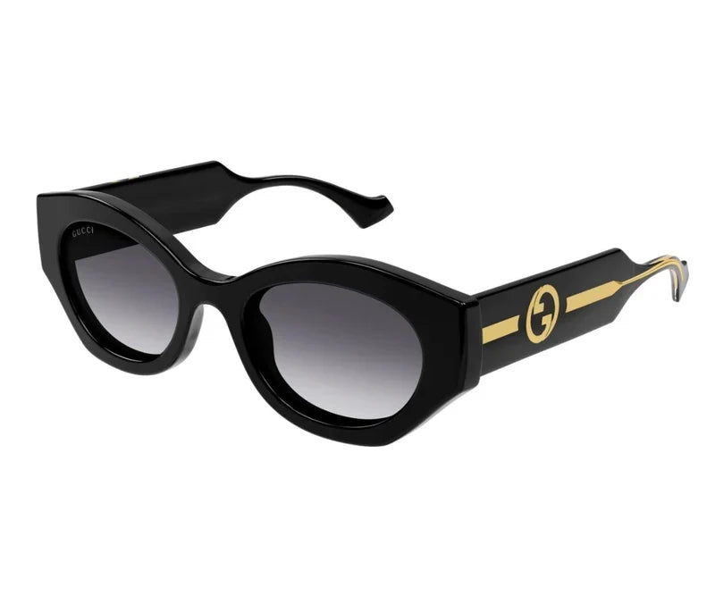 Gucci 1553S Black 001 Size 52, Sunglasses - Dayal Opticals