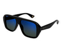 Gucci 1615S Black & Blue 001 Size 57, Sunglasses - Dayal Opticals