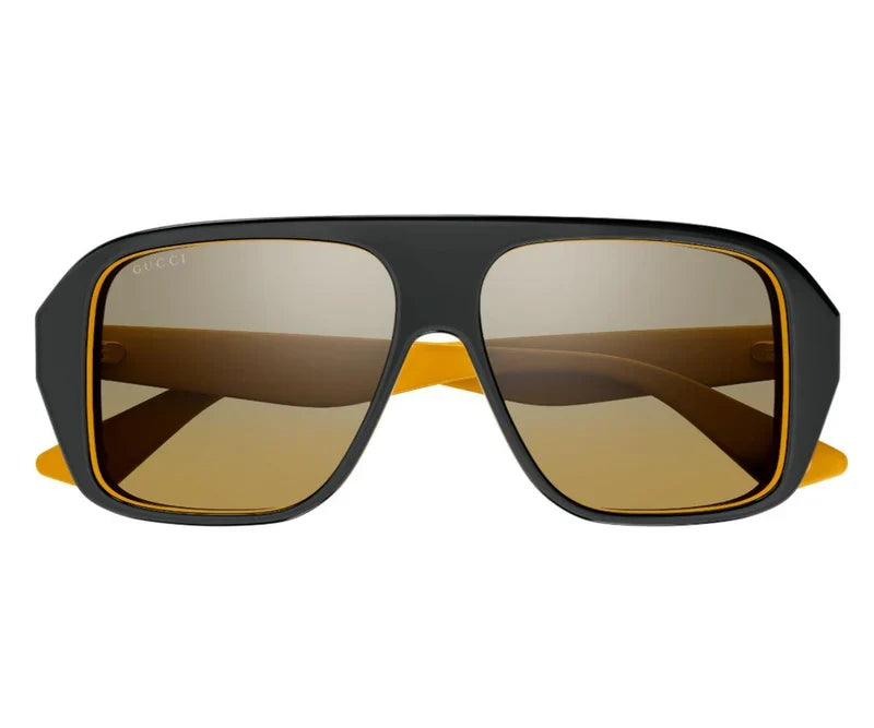 Gucci 1615S Yellow & Grey 002 Size 57, Sunglasses - Dayal Opticals