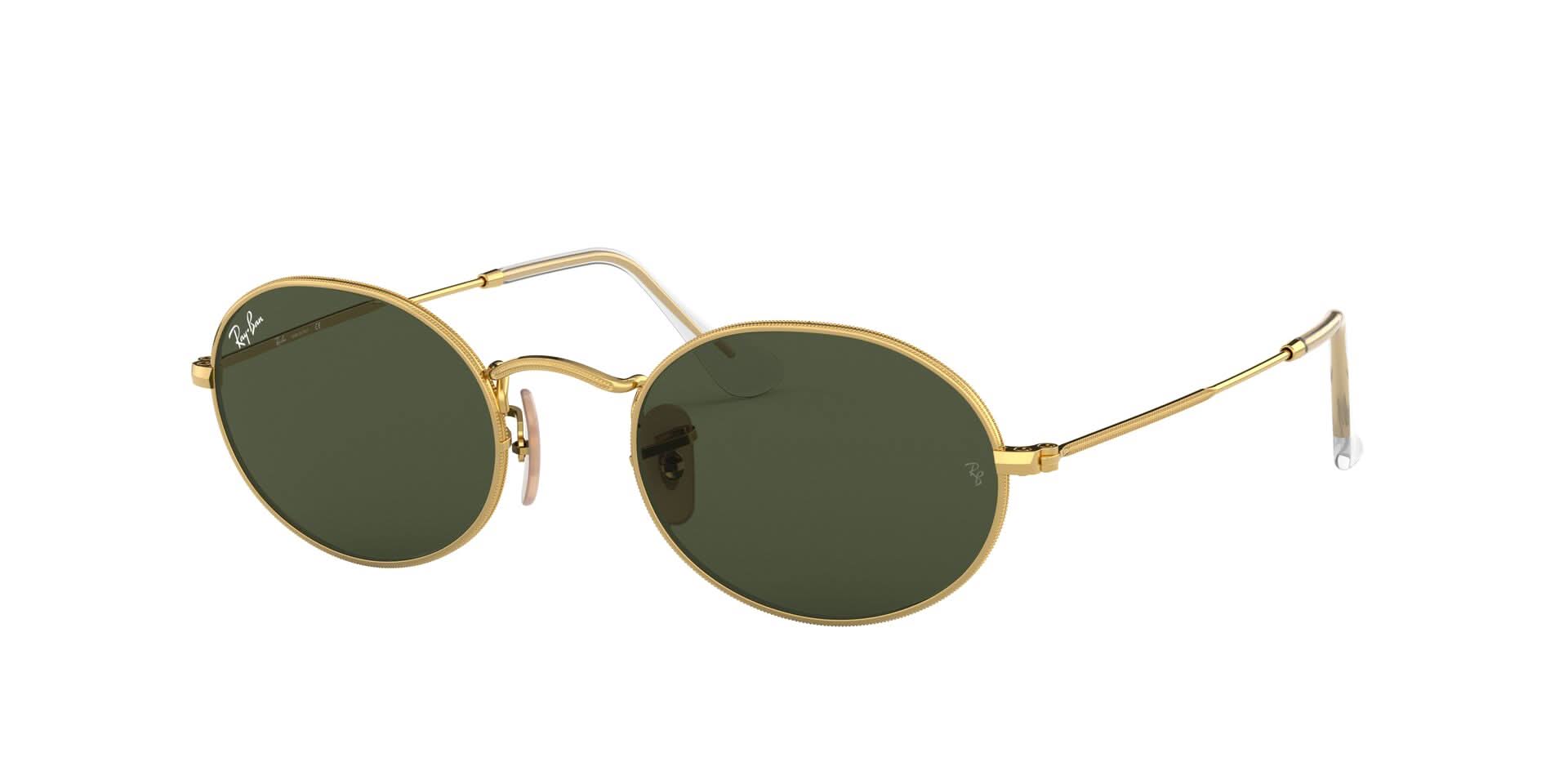 RAYBAN RB3547 OVAL 001/31 54 SUNGLASSES
