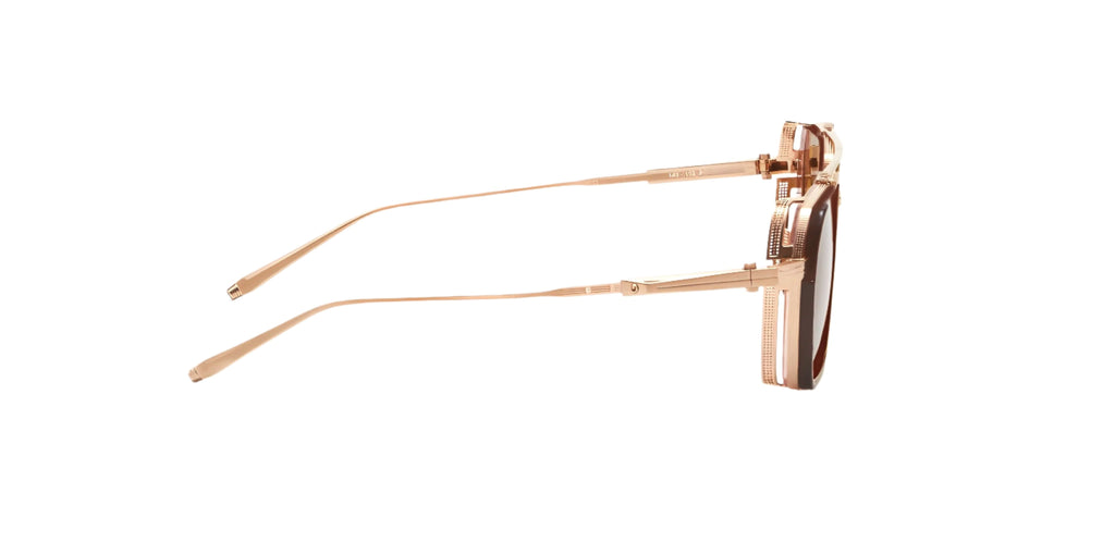 AKONI AKS510C TIROS GLD GLD BRN 58 SUNGLASSES