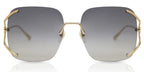 Gucci 0646S Gold & Gradient Grey 001 Size 60, Sunglasses - Dayal Opticals