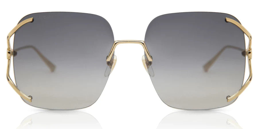 Gucci 0646S Gold & Gradient Grey 001 Size 60, Sunglasses - Dayal Opticals