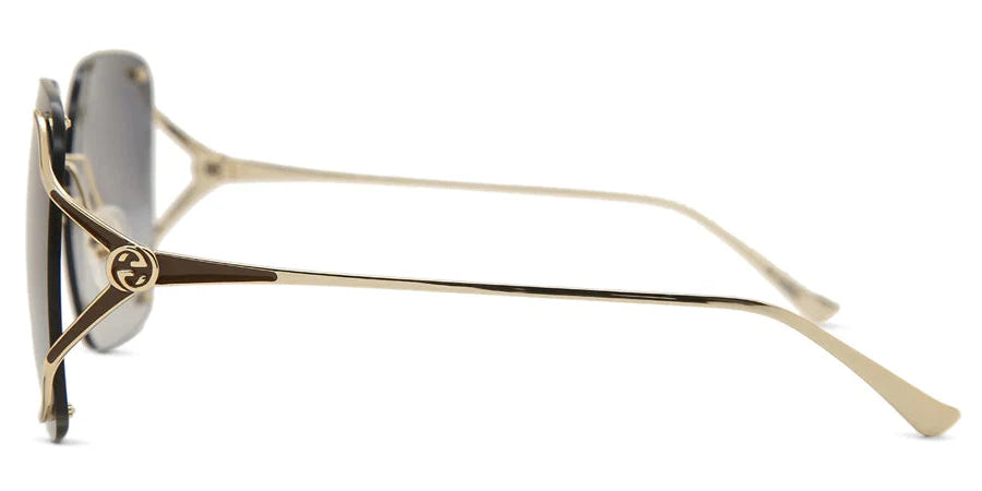 Gucci 0646S Gold & Brown 002 Size 60, Sunglasses - Dayal Opticals