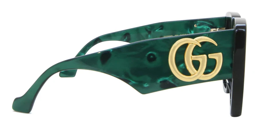 Gucci 0956S Black & Green 001 Size 54, Sunglasses - Dayal Opticals