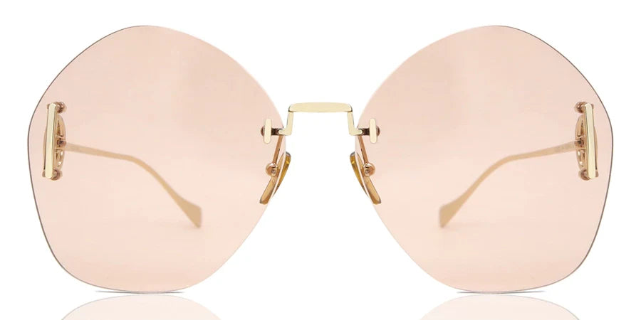 Gucci 1203S Gold & Brown 004 Size 65, Sunglasses - Dayal Opticals