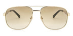Gucci 1223S Gold & Brown 001 Size 60, Sunglasses - Dayal Opticals