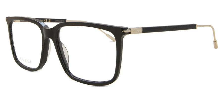 Gucci 1273O Black 001 Size 56, Frame - Dayal Opticalss