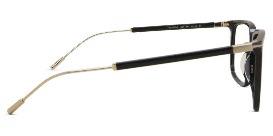 Gucci 1273O Black 001 Size 56, Frame - Dayal Opticalss
