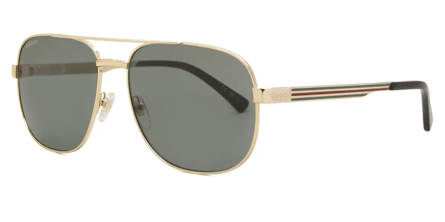 Gucci 1223S Gold & Grey 002 Size 60, Sunglasses - Dayal Opticals