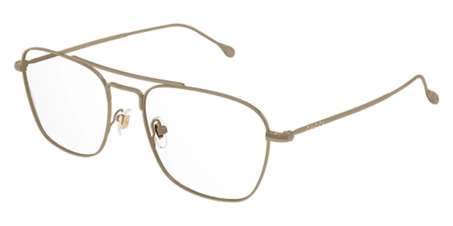 Gucci 1183O Beige 003 Size 53, Frame - Dayal Opticals