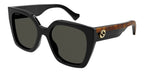 Gucci 1300S Black & Grey 001 Size 55 , Sunglasses - Dayal Opticals    