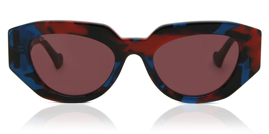 Gucci 1421S Tortoise & Purple 003 Size 51, Sunglasses - Dayal Optical