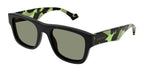 Gucci 1427S Black & Green 005 Size 53, Sunglasses - Dayal Opticals