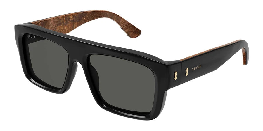 Gucci 1461S Black 001 Size 55, Sunglasses - Dayal Opticals
