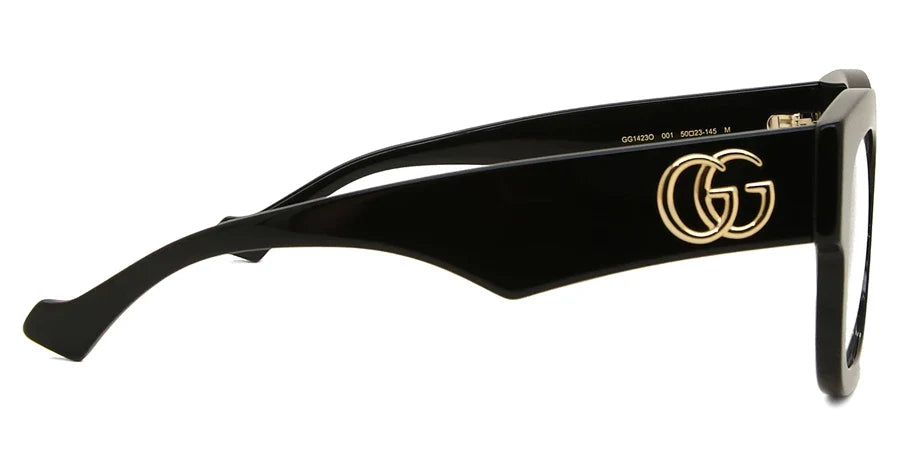 Gucci 1423O Black 001 Size 50, Frame - Dayal Opticals