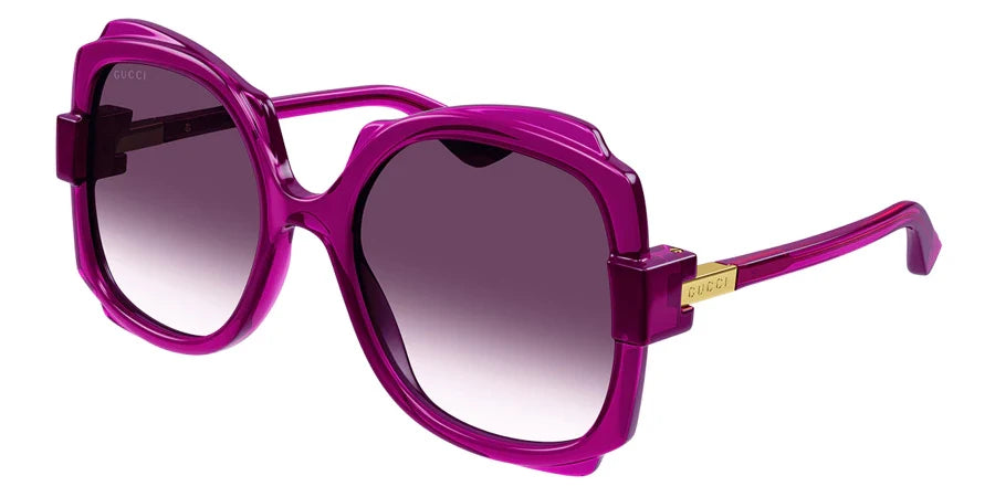 Gucci 1431S Transparent Violet 003 Size 57, Sunglasses - Dayal Opticals 