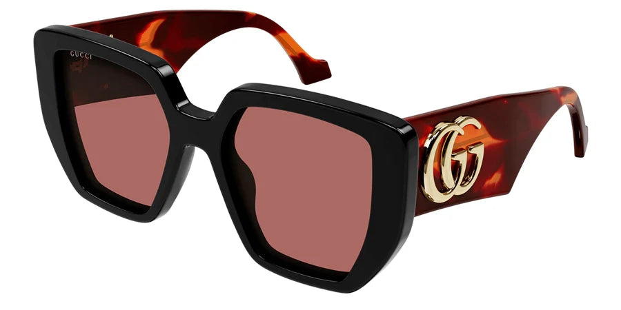 Gucci 0956S Black & Orange 009 Size 54, Sunglasses - Dayal Opticals