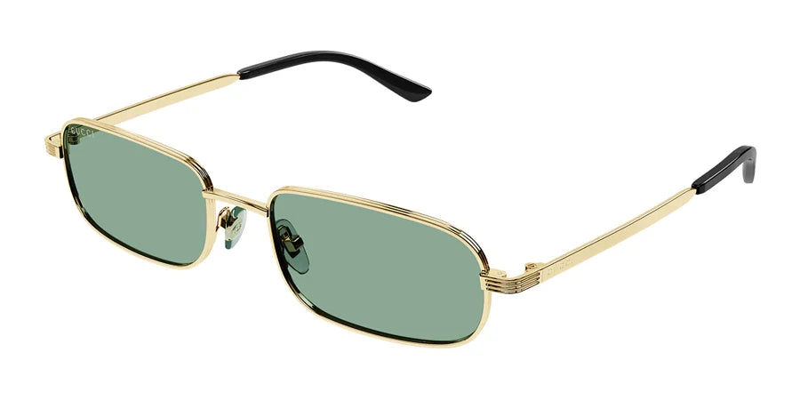 Gucci 1457S Gold & Green 005 Size 57, Sunglasses - Dayal Opticals