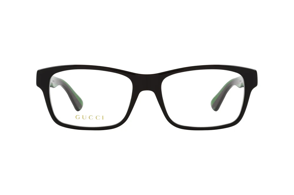 Gucci 0006ON Black & Green 006 Size 55, Frame - Dayal Opticals