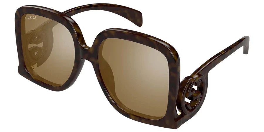 Gucci 1326STortoise & Brown 007 Size 58 , Sunglasses - Dayal Opticals 