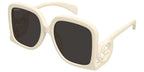 Gucci 1326S Ivory White & Grey 009 Size 58 , Sunglasses - Dayal Opticals 