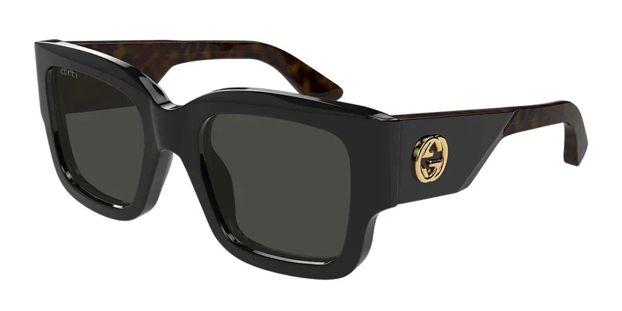 Gucci 1663S Black & Grey 001 Size 52, Sunglasses - Dayal Opticals