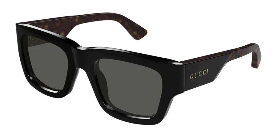 Gucci 1668S Black & Grey 001 Size 52, Sunglasses - Dayal Opticals