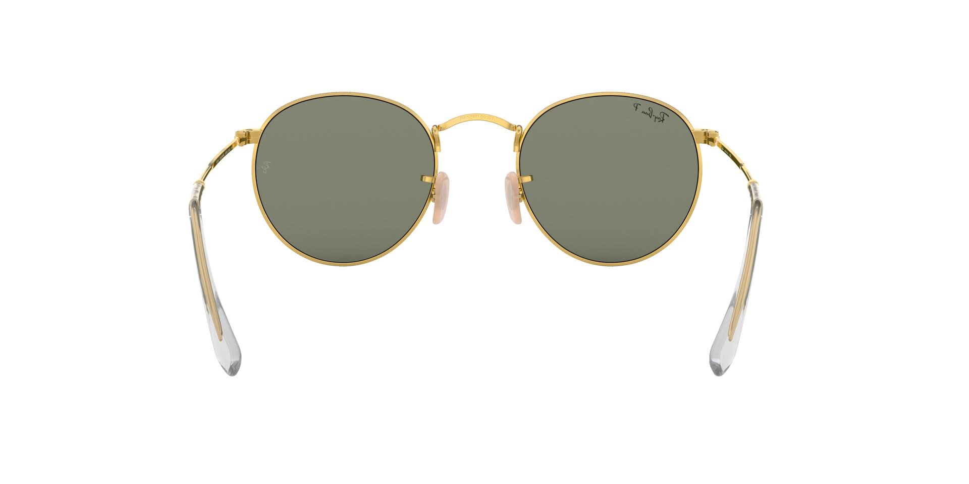 RAYBAN RB3447 ROUND METAL 001/58 50 SUNGLASSES
