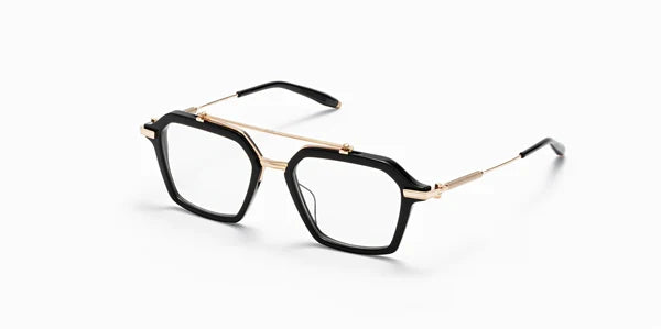 Akoni Akari Black & White Gold Akx413-A Size 51, Frame - Dayal opticals 