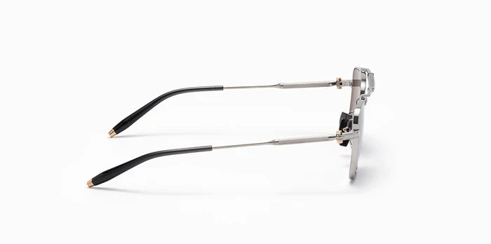 Akoni Europa Brushed White Gold Aks200A Size 50 , Sunglasses - Dayal opticals