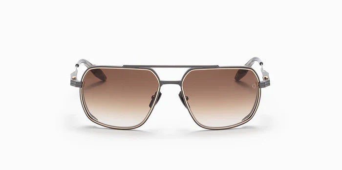 Akoni Pathfinder Brushed White Gold Aks503A Size 59 , Sunglasses - Dayal opticals        