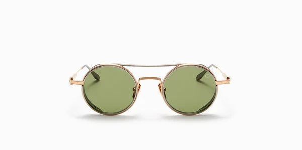 Akoni Eris Brushed White Gold Aks505-A Size 46, Sunglasses - Dayal opticals  