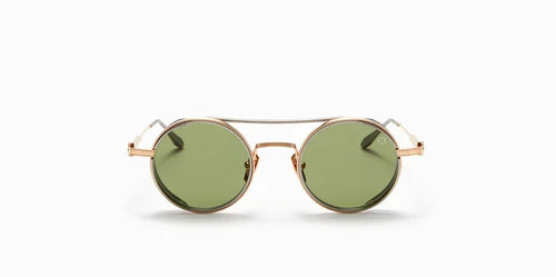 Akoni Eris Brushed White Gold Aks505-A Size 46, Sunglasses - Dayal opticals  