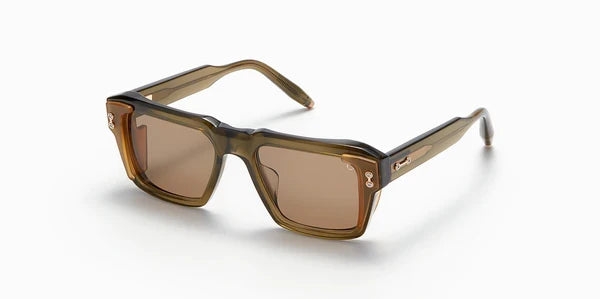 Akoni Hercules Crystal Olive Aks105C Size 54, Sunglasses - Dayal optical    