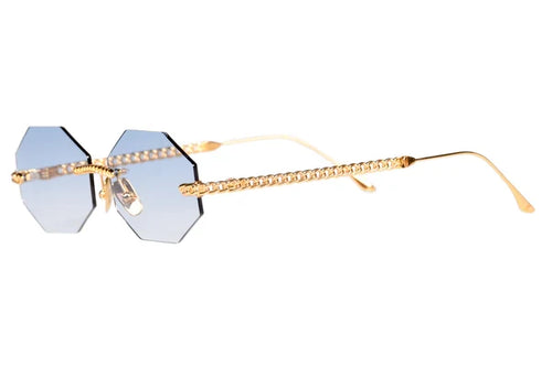 Anna-Karin Karlsson Chain Nest Sun Octagonal , Sunglasses – Dayal Opticals