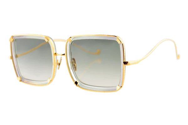 Anna Karin Karlsson White Moon Jade sunglasses, size 57 – Dayal Opticals