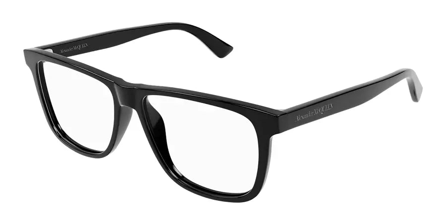 Alexander McQueen 0463O Black 001 Size 56 Frame, – Dayal Opticals