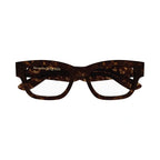 Alexander McQueen 0422O Havana  006 Size 54  Frame, – Dayal Opticals