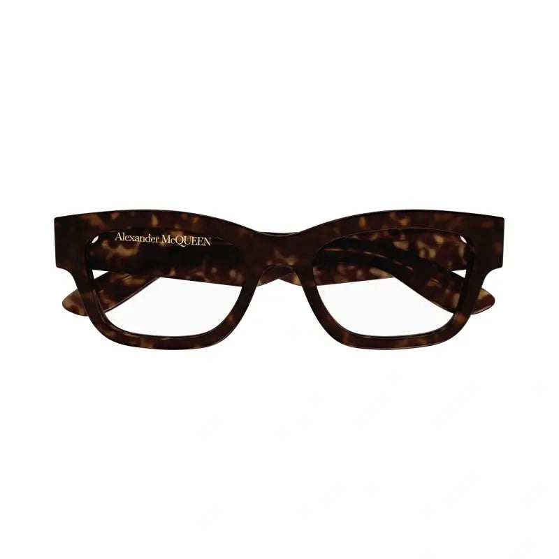 Alexander McQueen 0422O Havana  006 Size 54  Frame, – Dayal Opticals