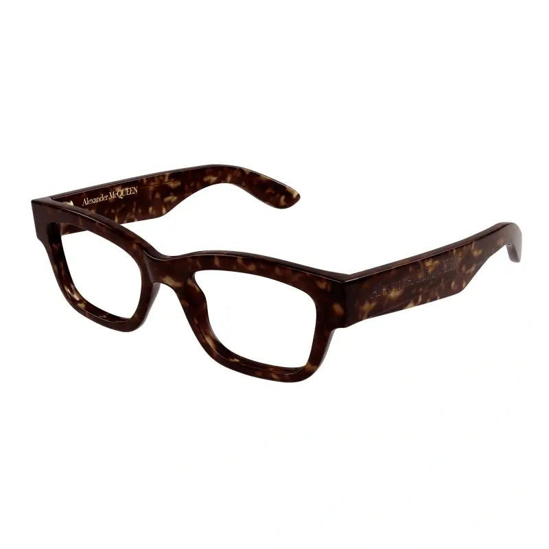 Alexander McQueen 0422O Havana  006 Size 54  Frame, – Dayal Opticals