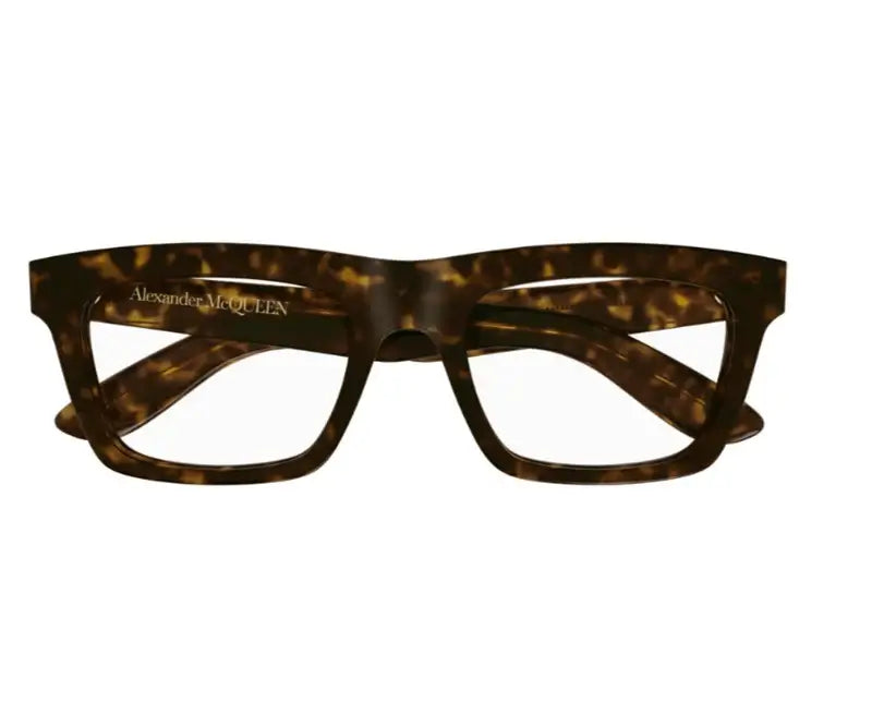 Alexander McQueen 0423O Havana  002 Size 53  Frame, – Dayal Opticals