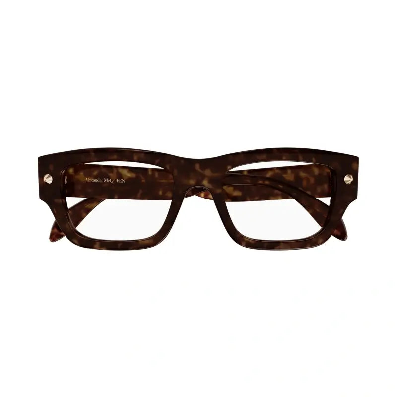 Alexander McQueen 0428O Havana  002 Size 52  Frame, – Dayal Opticals