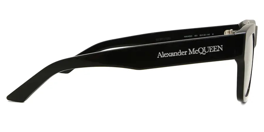 Alexander McQueen 0452O Black 001 Size 52  Frame, – Dayal Opticals