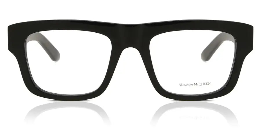 Alexander McQueen 0452O Black 001 Size 52  Frame, – Dayal Opticals
