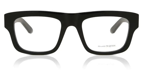 Alexander McQueen 0452O Black 001 Size 52  Frame, – Dayal Opticals